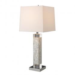 D LUZERNE 1-LIGHT TABLE LAMP MOTHER OF PEARL FINISH